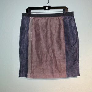 [LOFT] Distressed Pencil Skirt